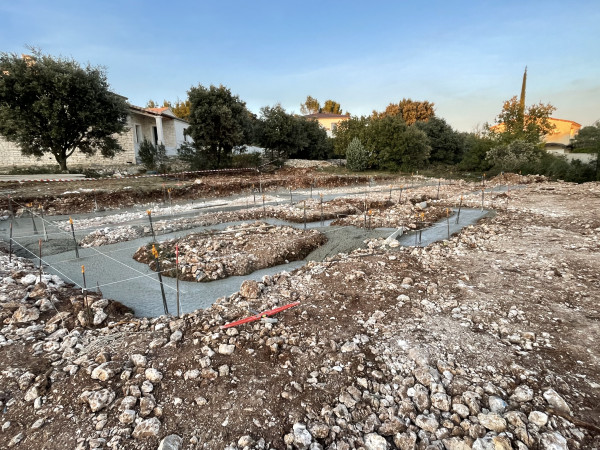 Béton de propreté à Sainte-Cécile-les-Vignes